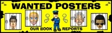 Wanted Poster Book Report Projects Bulletin Board Display Banner