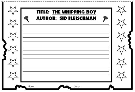 The Whipping Boy Wanted Poster Templates 2