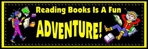 Free Reading Bulletin Board Display Banner: Reading Books is Fun!