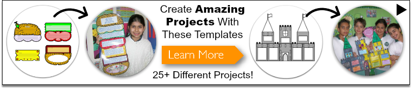 Click to view fun and unique book report project templates.