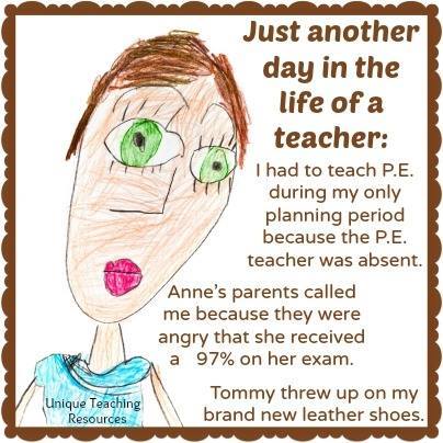 Funny day in a life of a school teacher.