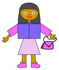 Main Character Book Report Project Girl With Purse