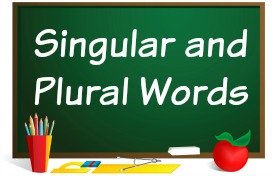 Changing singular words to plural words powerpoints lessons.