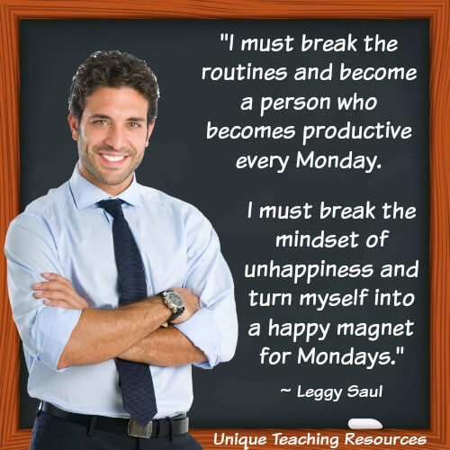 happy and productive on Mondays quote