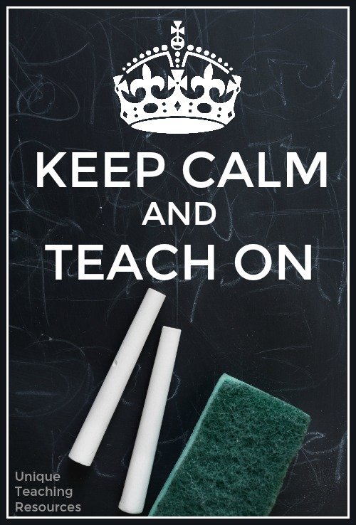 Keep calm and teach on.