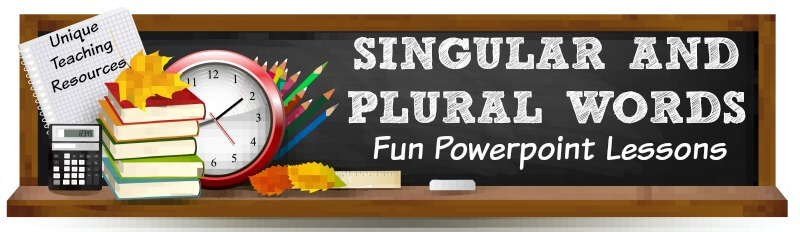 Fun powerpoint presentations for teachers to use to review plural words with their students.