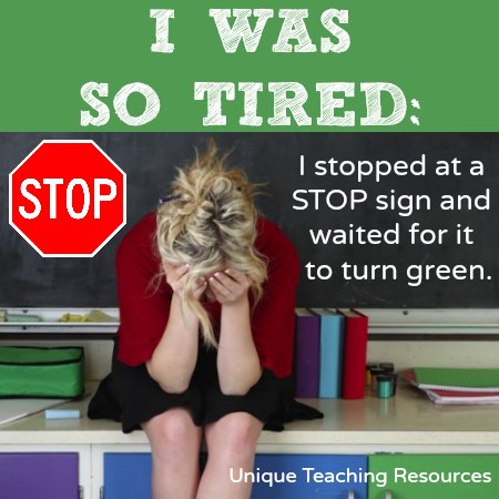 Tired Teacher Funny Meme