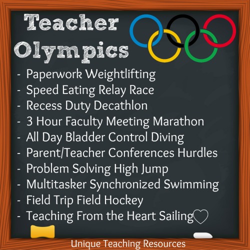 Teacher Olympic Events