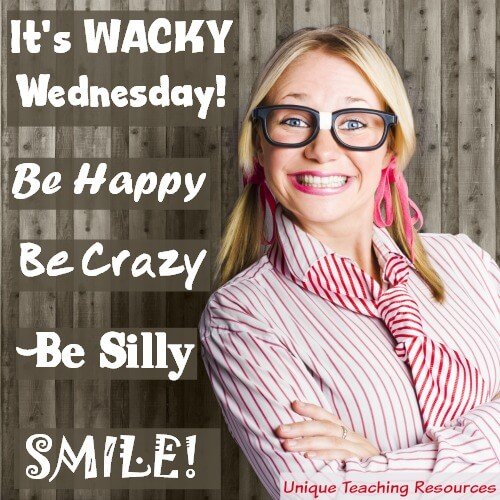 Funny Wacky Wednesday Quote and Graphic